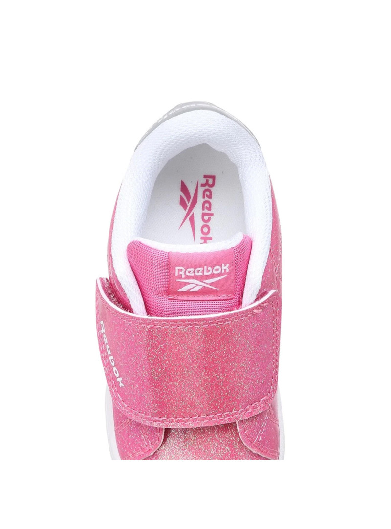 Reebok Buty dziecięce COURT CLEAN HOOK 100269136 - Różowe | Sklep Monotox