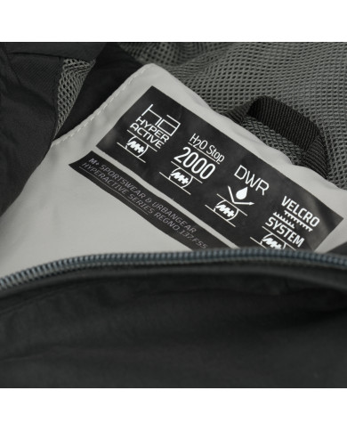 Monotox Kurtka męska ANORAK VS BLACK GRAPHITE MX23114 - Czarna | Sklep Monotox