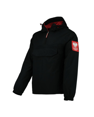 Monotox Kurtka męska ANORAK VS BLACK RED MX23115 - Czarna | Sklep Monotox
