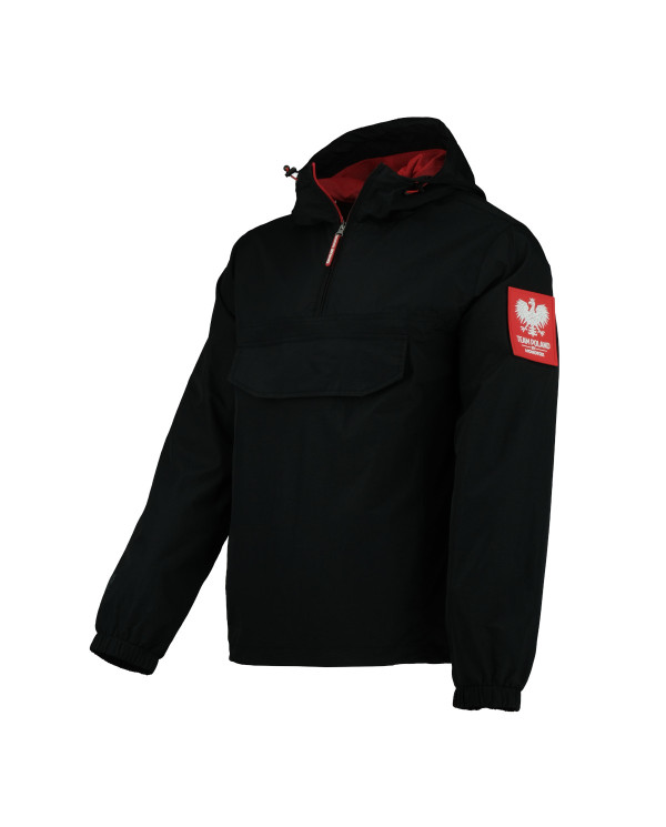 Monotox Kurtka męska ANORAK VS BLACK RED MX23115 - Czarna | Sklep Monotox