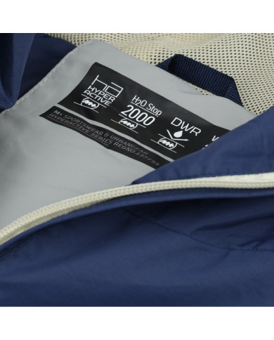 Monotox Kurtka męska ANORAK VS NAVY LIGHT GREY MX23119 - Granatowa | Sklep Monotox