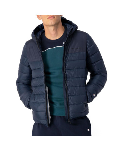 Champion Męska Kurtka Hooded Jacket 218073BS501 Granatowy | Sklep Monotox