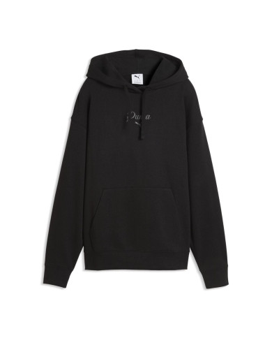 Puma Bluza damska ESS SCRIPT COMFORT HOODIE TR 69176101 - Czarna | Sklep Monotox
