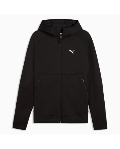 Puma Bluza męska PUMATECH SLIM ELEVATED FULL-ZIP 69395101 - Czarna | Sklep Monotox