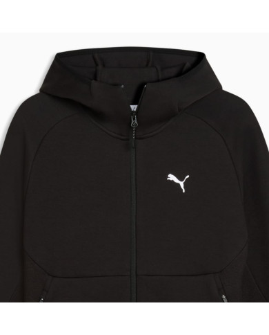 Puma Bluza męska PUMATECH SLIM ELEVATED FULL-ZIP 69395101 - Czarna | Sklep Monotox