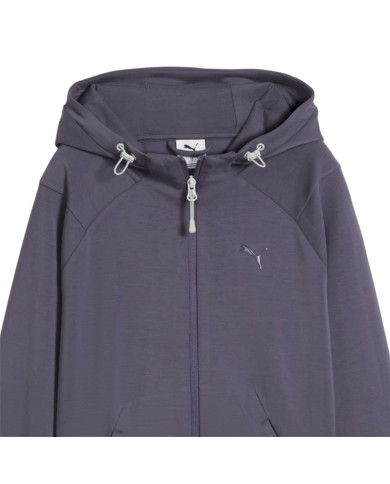 Puma Kurtka damska PUMATECH SENSE FULL ZIP JKT 69403935 - Fioletowa | Sklep Monotox