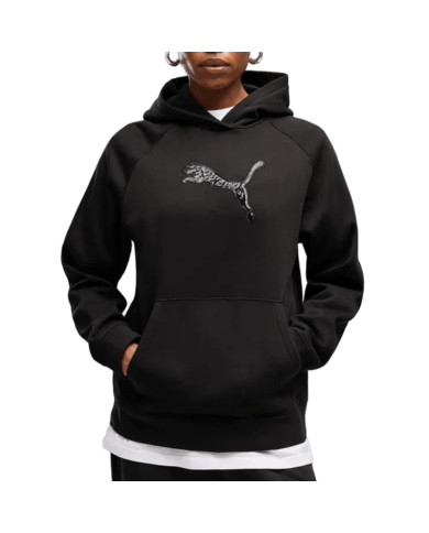 Puma Bluza damska ESS SEQUINS STANDARD HOODIE FL 69457701 - Czarna | Sklep Monotox