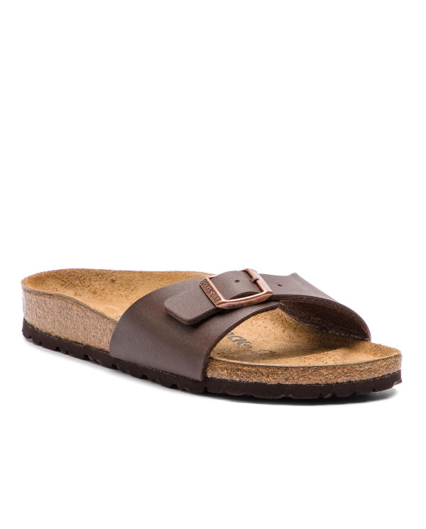 Birkenstock Klapki damskie MADRID BF 0040393 - Brązowe | Sklep Monotox