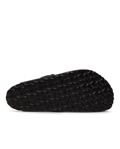 Birkenstock Klapki męskie BOSTON LEATHER UNISEX REGULAR 0060191 - Czarne | Sklep Monotox
