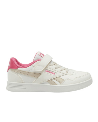 Reebok Buty dziecięce COURT ADVANCE ELASTIC LACE 100268513 - Białe | Sklep Monotox
