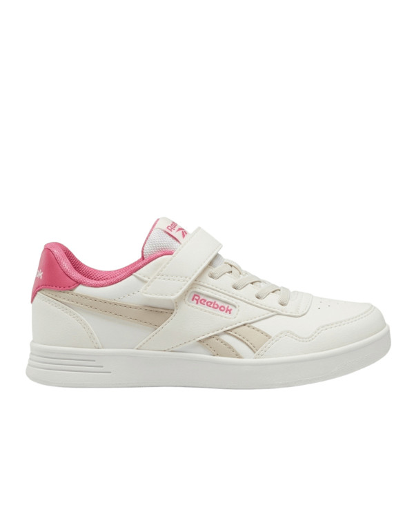 Reebok Buty dziecięce COURT ADVANCE ELASTIC LACE 100268513 - Białe | Sklep Monotox