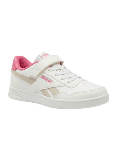 Reebok Buty dziecięce COURT ADVANCE ELASTIC LACE 100268513 - Białe | Sklep Monotox