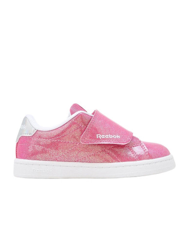 Reebok Buty dziecięce COURT CLEAN HOOK 100269136 - Różowe | Sklep Monotox