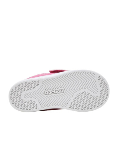 Reebok Buty dziecięce COURT CLEAN HOOK 100269136 - Różowe | Sklep Monotox