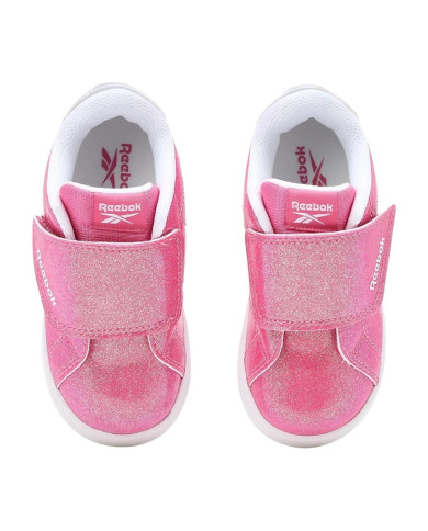 Reebok Buty dziecięce COURT CLEAN HOOK 100269136 - Różowe | Sklep Monotox