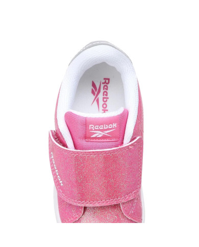 Reebok Buty dziecięce COURT CLEAN HOOK 100269136 - Różowe | Sklep Monotox
