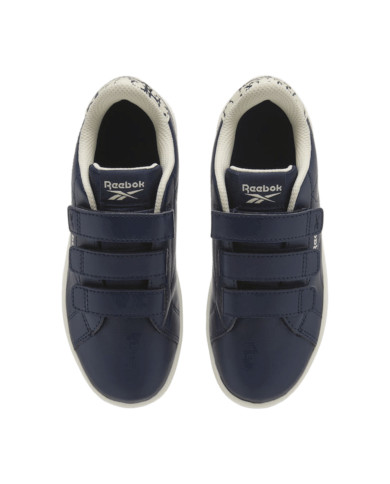 Reebok Buty dziecięce COURT CLEAN HOOK 100269143 - Granatowe | Sklep Monotox