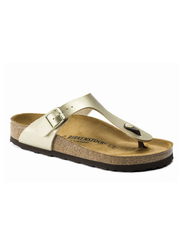 Birkenstock Buty damskie GIZEH BF 1016108 - Złote | Sklep Monotox