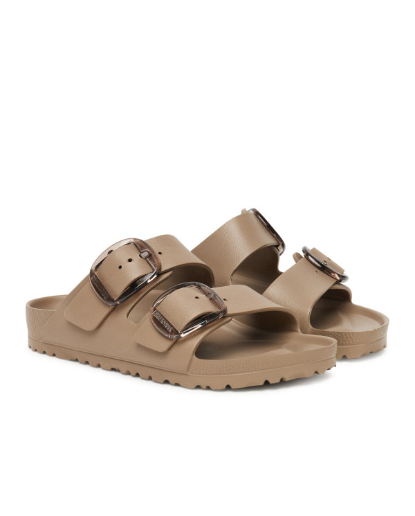 Birkenstock Klapki damskie ARIZONA BIG BUCKLE EVA 1030389 - Brązowe | Sklep Monotox