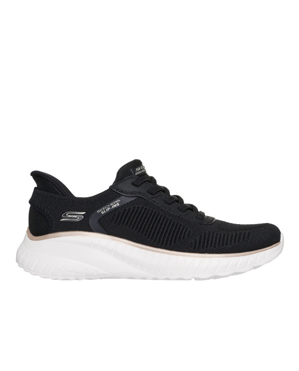 Skechers Buty damskie BOBS SQUAD CHAOS-CURRENT MUSE 117497BKGD - Czarne | Sklep Monotox