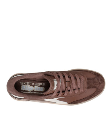 Skechers Buty damskie HOTSHOT HI - LIFTED LUXE 185460BRN - Brązowe | Sklep Monotox