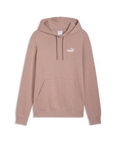Puma Bluza męska ESS SMALL LOGO HOODIE 68257788 - Brązowa | Sklep Monotox