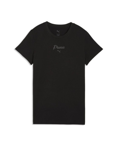 Puma Koszulka damska ESS SCRIPT TEE 69176001 - Czarna | Sklep Monotox