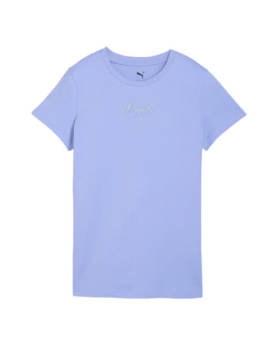 Puma Koszulka damska ESS SCRIPT TEE 69176060 - Fioletowa | Sklep Monotox