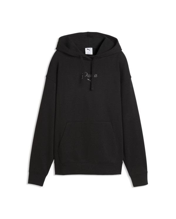 Puma Bluza damska ESS SCRIPT COMFORT HOODIE TR 69176101 - Czarna | Sklep Monotox