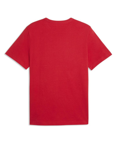 Puma Koszulka męska ESS ELEVATED TEE FOR ALL TIME 69205411 - Czerwona | Sklep Monotox