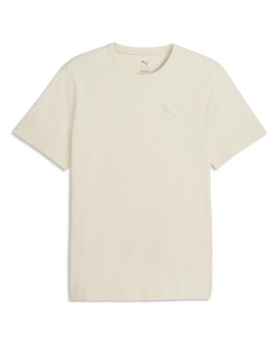 Puma Koszulka męska ESS ELEVATED TEE 69205487 - Beżowa | Sklep Monotox