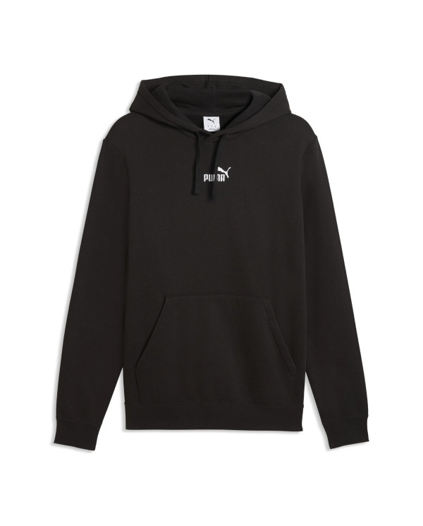 Puma Bluza męska ESS SMALL NO 1 LOGO CENTERED HOODIE FL 69291401 - Czarna | Sklep Monotox