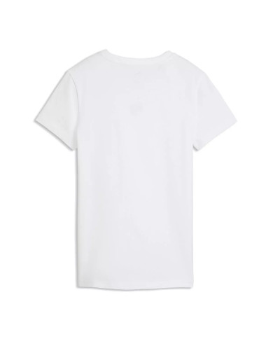 Puma Koszulka damska ESS CENTERED CAT LOGO TEE 69291602 - Biała | Sklep Monotox
