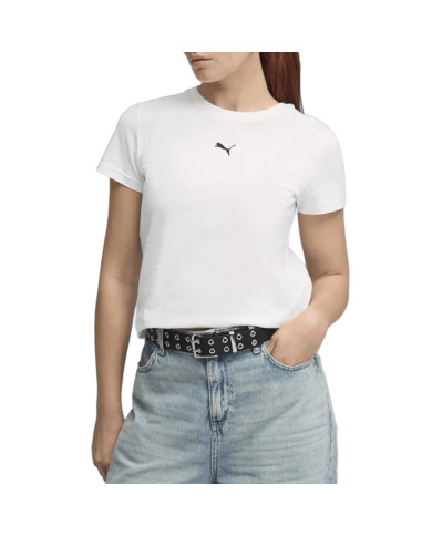 Puma Koszulka damska ESS CENTERED CAT LOGO TEE 69291602 - Biała | Sklep Monotox