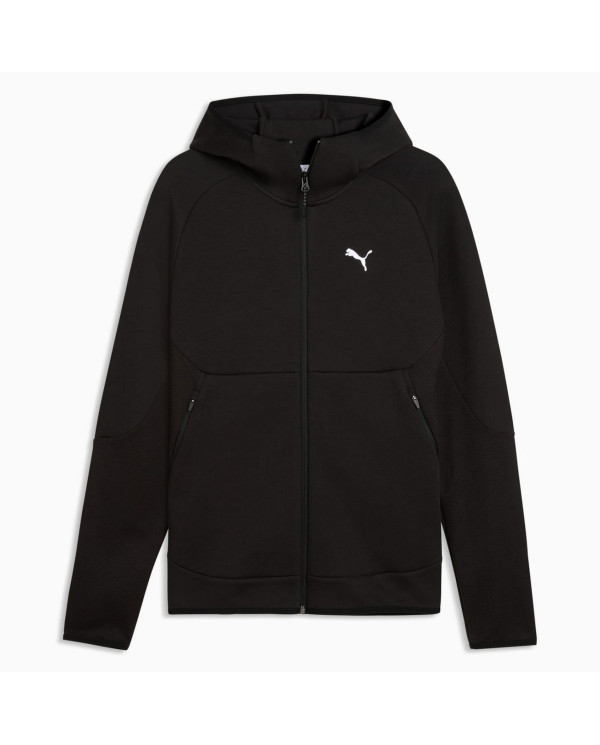 Puma Bluza męska PUMATECH SLIM ELEVATED FULL-ZIP 69395101 - Czarna | Sklep Monotox