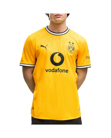 Puma Koszulka męska BVB HOME JERSEY AUTHENTIC 78408701 - Żółta | Sklep Monotox