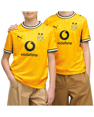 Puma Koszulka BVB HOME JERSEY JR 78409101 - Żółta | Sklep Monotox