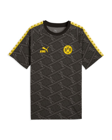Puma Koszulka męska BVB KING TEE 78648707 - Czarna | Sklep Monotox