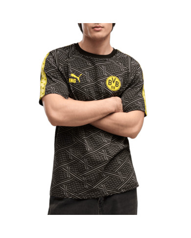Puma Koszulka męska BVB KING TEE 78648707 - Czarna | Sklep Monotox