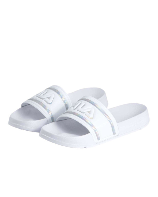 Fila Klapki damskie MORRO BAY LOGO FFW010213078 - Białe | Sklep Monotox