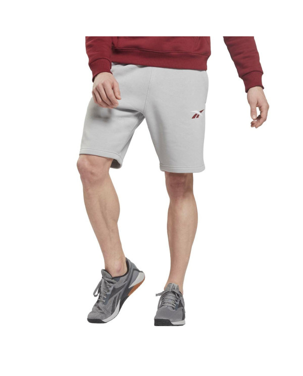 Reebok Szorty męskie TE VECTOR FLEECE SH HI0586 - Szare | Sklep Monotox