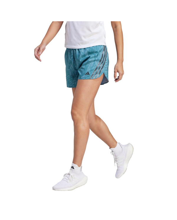 Adidas Szorty damskie adidas Performance RI 3S AOP SHORT IL1741 - Niebieskie | Sklep Monotox