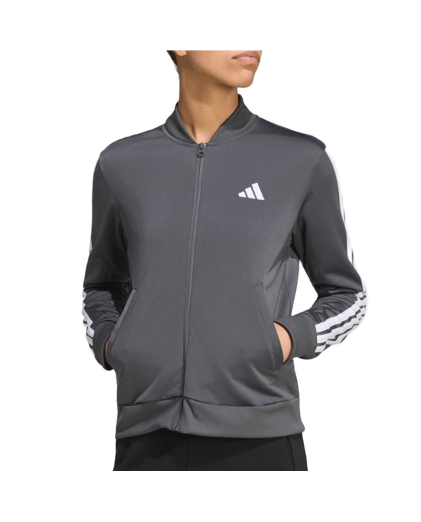 Adidas Bluza damska adidas Performance W ESS 3S TS KT0511 - Szara | Sklep Monotox