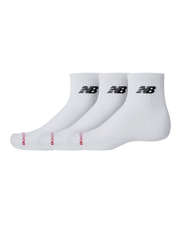 New Balance Skarpetki EVERYDAY ANKLE 3 PACK LAS51303WK - Białe | Sklep Monotox