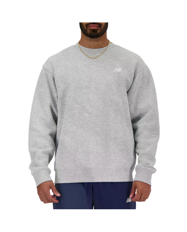 New Balance Bluza męska SPORT ESSENTIALS FLEECE CREW MT41510AG - Szara | Sklep Monotox