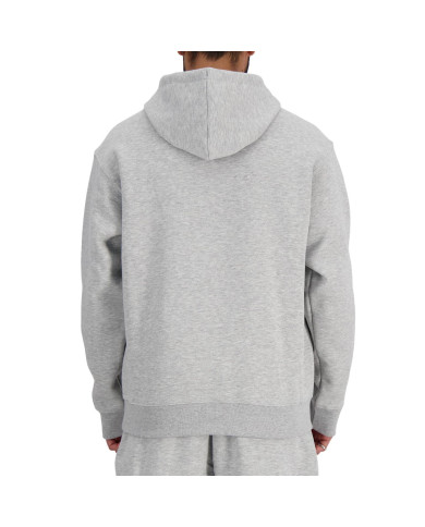 New Balance Bluza męska SPORT ESSENTIALS FLEECE HOODIE MT41511AG - Szara | Sklep Monotox