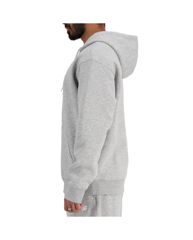 New Balance Bluza męska SPORT ESSENTIALS FLEECE HOODIE MT41511AG - Szara | Sklep Monotox