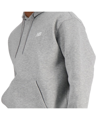 New Balance Bluza męska SPORT ESSENTIALS FLEECE HOODIE MT41511AG - Szara | Sklep Monotox