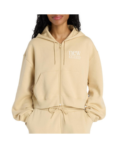 New Balance Bluza damska OVERSIZED PEACE HOODIE WJ6109B2ABC - Żółta | Sklep Monotox