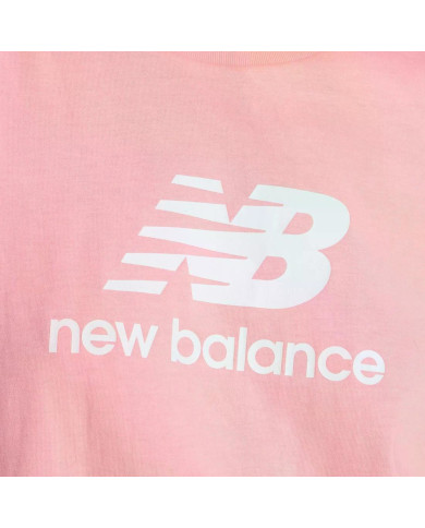 New Balance Koszulka damska SPORT ESSENTIALS JERSEY LO WT41502AA6 - Różowa | Sklep Monotox